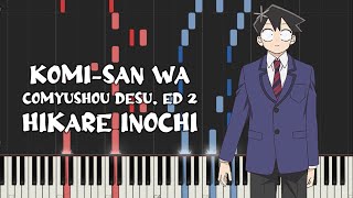 Download Lagu Komi-san wa, Komyushou desu Ed 2 - Hikare Inochi by Kitri (Piano Tutorial \u0026 Sheet Music) MP3