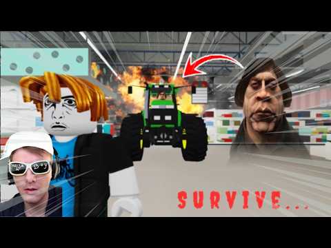 The Goofiest Survival Game On Roblox (Survive Anton Chigurhs Tractor)