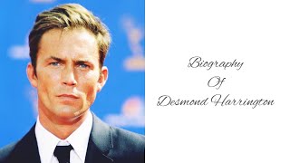 Who is Desmond Harrington?