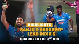 Sanju Samson's 100 & Arshdeep Singh's 4-fer Help India Win ODI Series | SA vs IND 3rd ODI Highlights screenshot 1