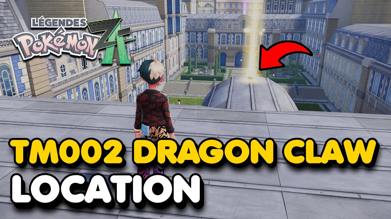 Pokemon Legends Z-A - (TM002) Расположение Когтя Дракона