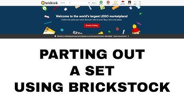 Parting Out a Set Using Brickstock