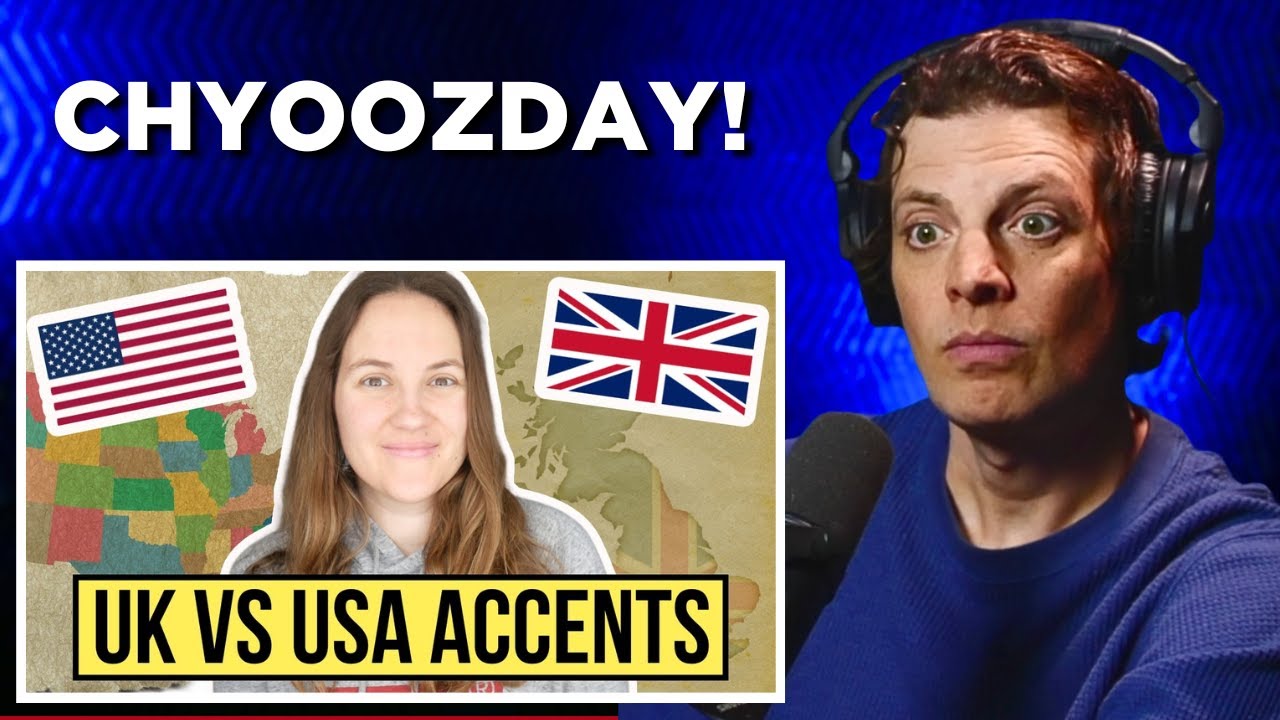 American Reacts to 7 Ways British and American Accents Are Very Different!