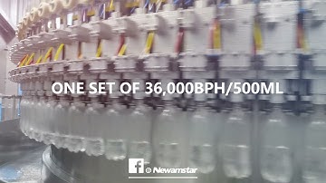 Newamstar Soft Drink Filling Machine BFC Combi-block Line