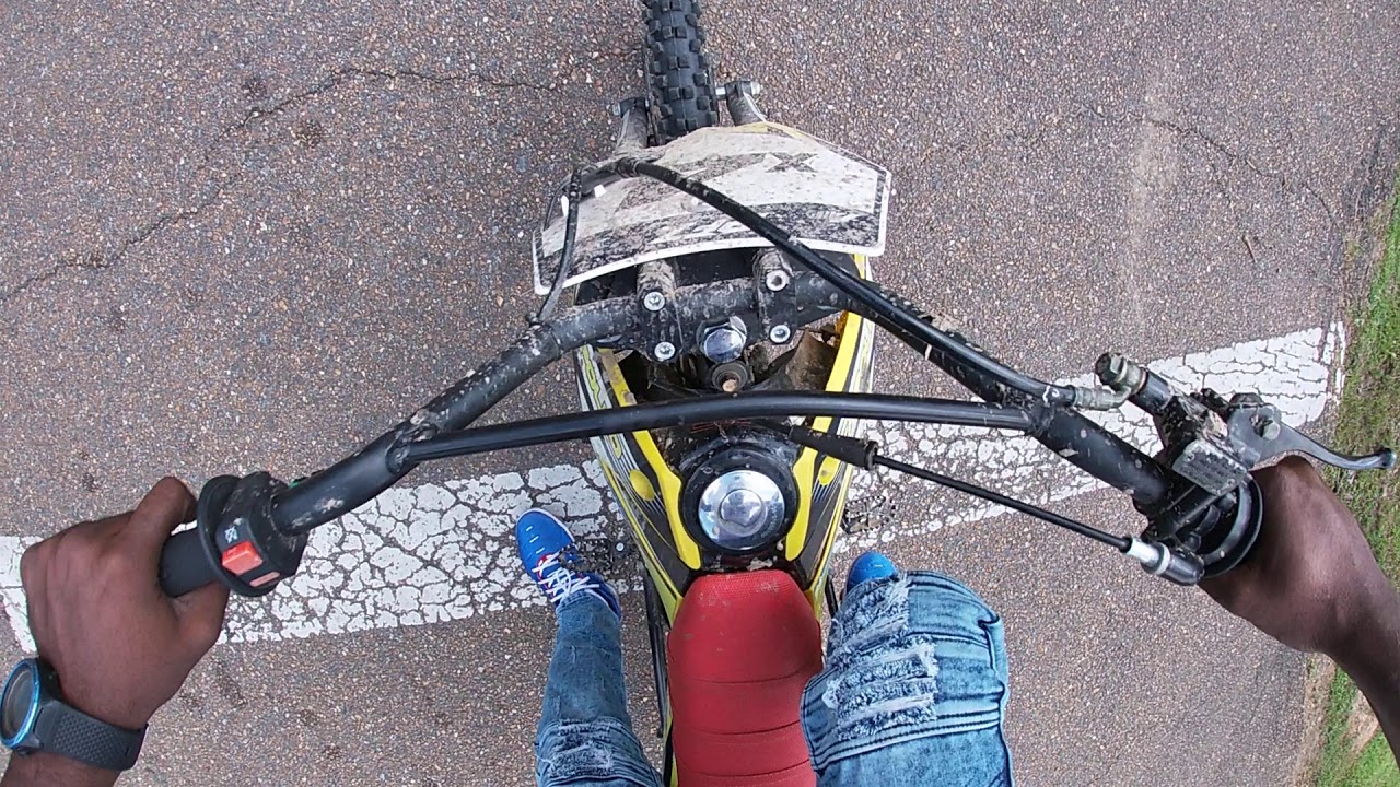 Go pro on kids dirt bike YouTube