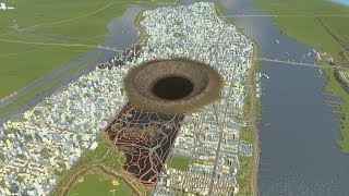 METEOR 500 vs NEW YORK - Cities Skylines