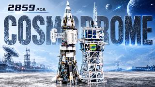 I Tried Building a Giant Space Cosmodrome with Multi-Stage Rocket | Lego MOC Kit