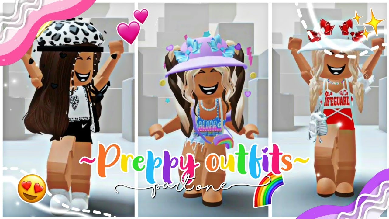 Preppy Outfits! -Part 1- 😍💓 Free to Use 😘💘 ~Roblox 2022~ Fufu Unicorn  🤩💘😎🙈☆ 