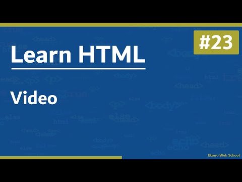 Vídeo: Qual é a tag de vídeo em HTML?