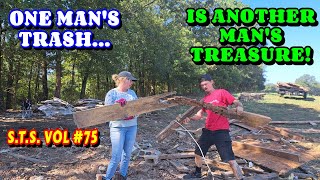 LOOK AT THE SPOILS  | work, couple builds, tiny house, homesteading, off-grid, rv life, rv living |