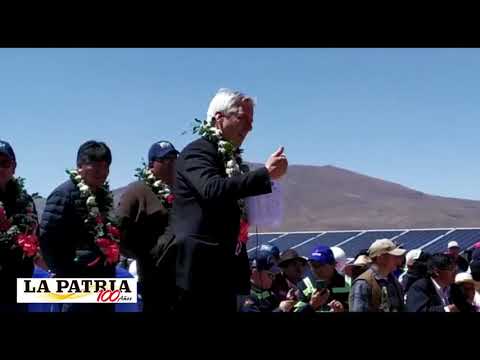 Inauguración de la primera fase de la planta fotovoltaica