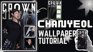 CHANYEL EXO - CROWN ✨How to Make Aesthetic Poster | Canva Tutorial For Beginners (Kpop Fan Poster)
