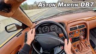 2003 Aston Martin DB7 Vantage - The Depreciated Manual V12 You Need to Drive (POV Binaural Audio)