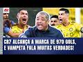 QUE AULA! "VOCÊS PENSAM que É FÁCIL FAZER GOL??? Cara, o CRISTIANO RONALDO..." VAMPETA | MIL GOLS?