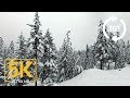 5K Cle Elum Lake Winter Wonderland - VR 360° Nature Relax Video