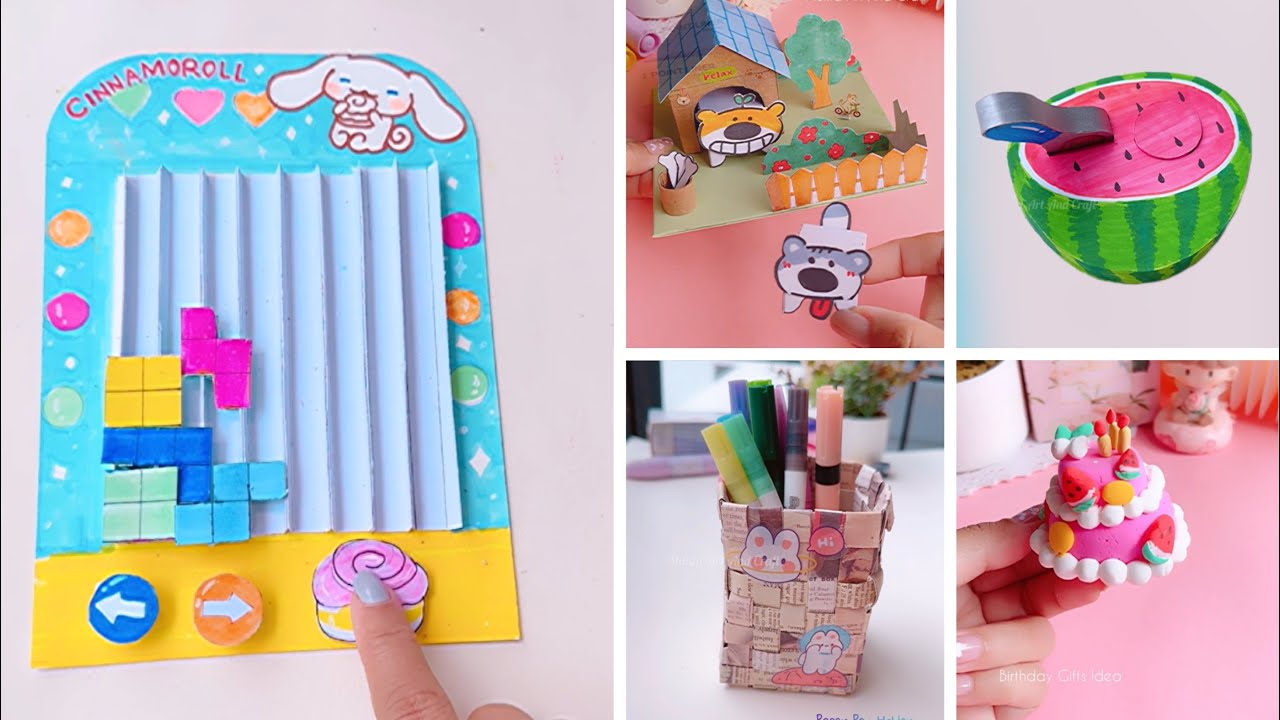 DIY Easy Paper Craft Ideas #shorts #art - YouTube