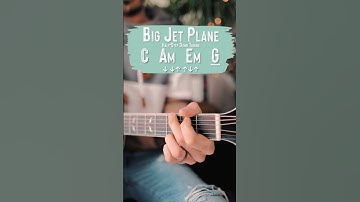 Thumbnail of Big Jet Plane Angus & Julia Stone Guitar Tutorial (Acoustic; Covered by Post Malone) #shorts