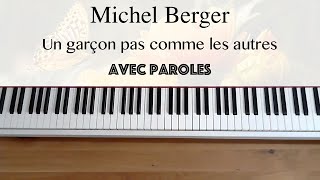 Watch Michel Berger Un Garcon Pas Comme Les Autres video