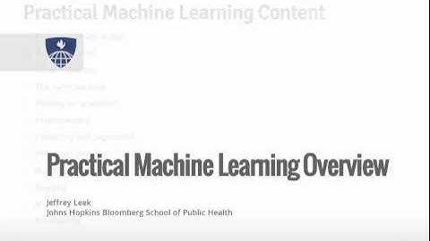 1   11   Practical Machine Learning Overview 1 31