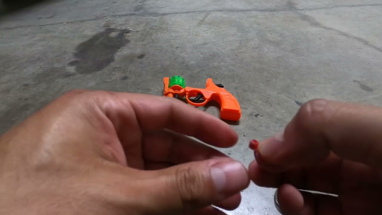 Using Armstrongs mixture to refill a cap gun