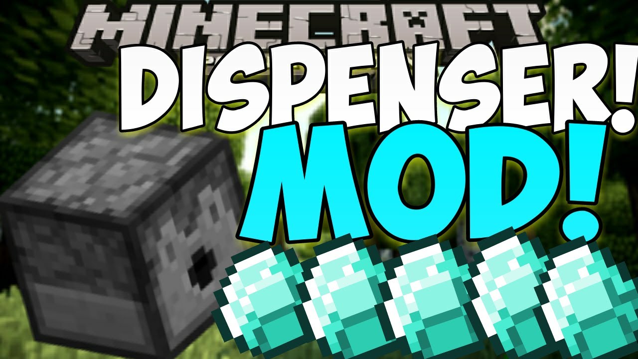 [MOD] DISPENSER MOD! Minecraft PE 0.13.1 | Mod MCPE 0.13.0!