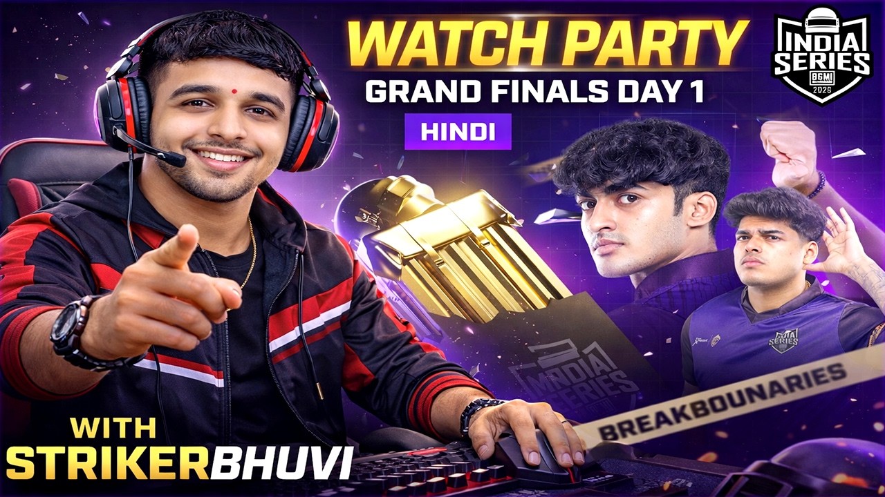 [Hindi] [WATCH PARTY ] BGIS 2026 | GRAND FINALS | Day 1 #BGMILIVE #BGIS ...