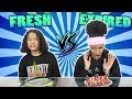 FRESH VS EXPIRED FOOD CHALLENGE 🤢