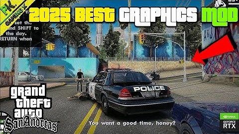 GTA SA Android:  GTA V Graphics Mod V6 (2025) Ultra HD!  Graphics - All Devices Support