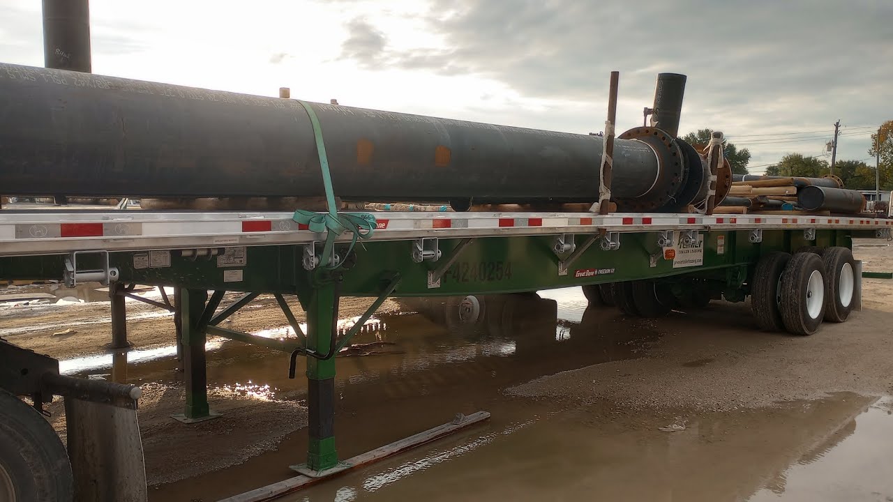Shady load of pipe from Houston to Baton Rouge YouTube