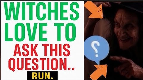 FRESH CREEPY QUESTIONS WITCHES ASK BEFORE THEY CAST SPELL ON YOU CHOSEN ONES #uk #usa #witchcraft