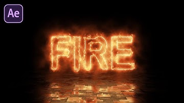 Create Fire Text Outline In After Effects ||  Saber Plugin (Free Download) #aftereffectstutorial