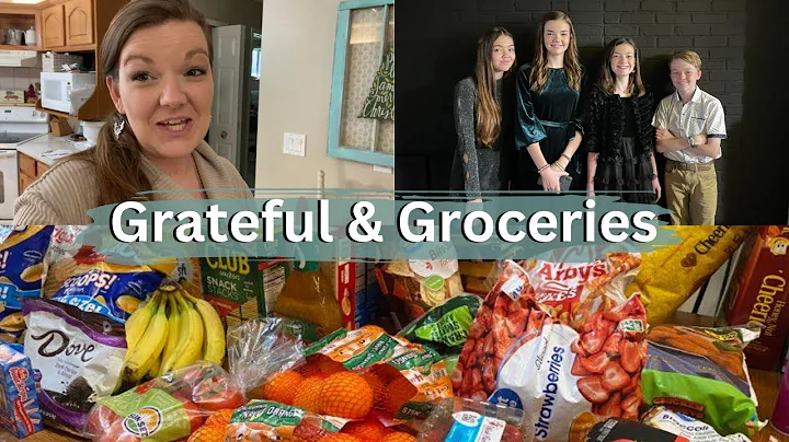 Gratefulness & a GROCERY  HAUL || Large Family Vlog
