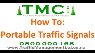 How To: Using MPB3200 Portable Traffic Signals