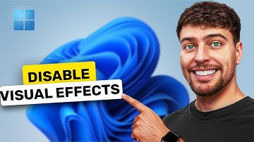 How to disable visual effects in windows 11