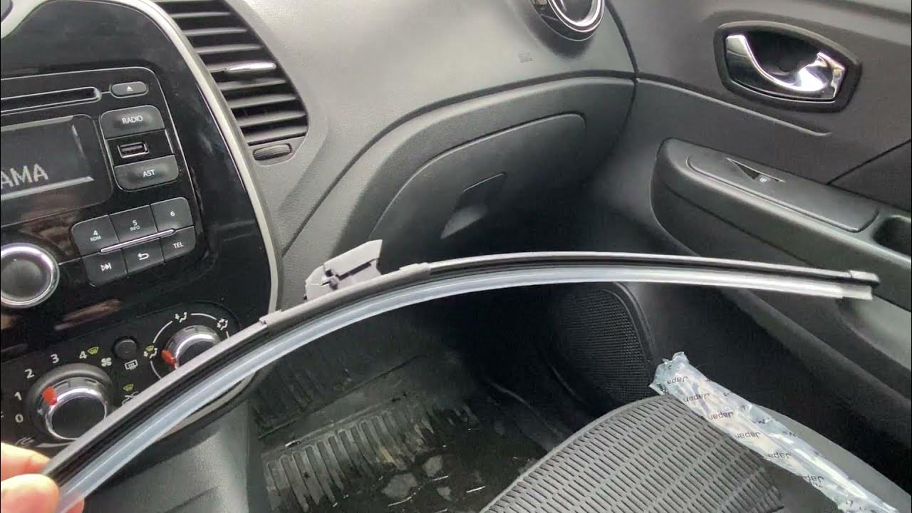 Как снять щетки рено каптур Замена дворников Renault Kaptur (2016), 1,6 л, 2017 года аксессуары DRIVE2