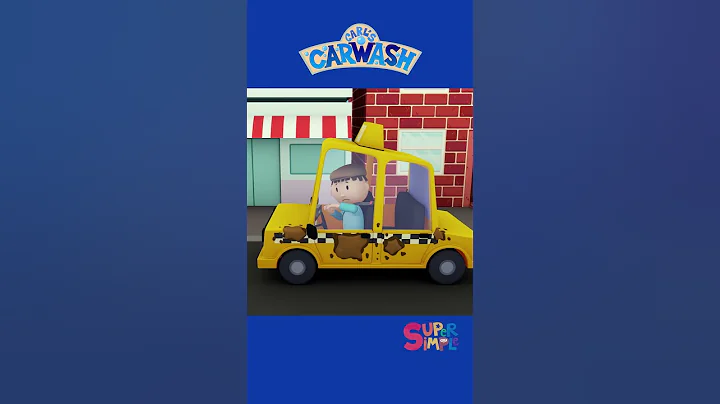 Tony's taxi is messy! #shorts #carlscarwash #kidsvideo