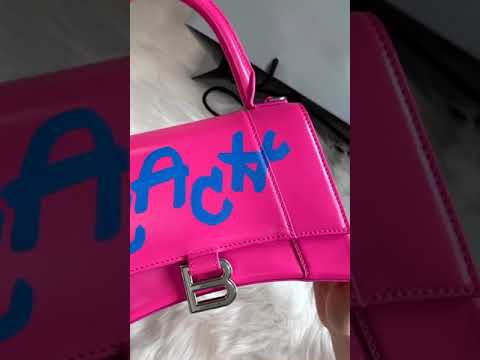 hot pink balenciaga bag