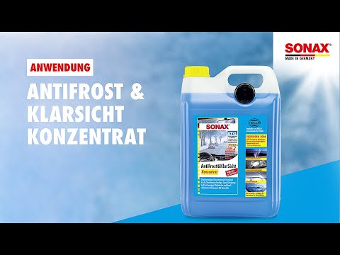 Anwendung SONAX AntiFrost&KlarSicht Konzentrat 