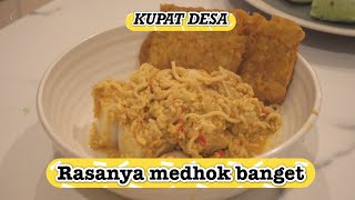 KUPAT DESA SAT SET‼️ #food 