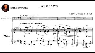 Nikolai Potolovsky - 2 Pieces For Cello And Piano, Op. 3 C. 1905