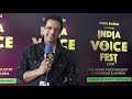 Jaaved jaaferi at india voice fest presented by sugar mediaz