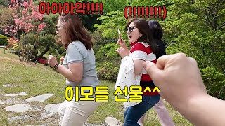 막내이모 첫출연에 뱀몰카 했어요ㅋㅋㅋ 목에 담 걸림ㅋㅋㅋㅋㅋ