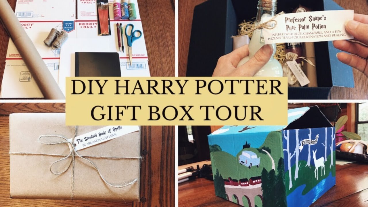 DIY HARRY POTTER GIFT BOX TOUR 