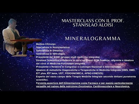  Prof. Stanislao Aloisi: Mineralogramma, utile per la "Tua salute psicoemotiva e fisica"!