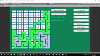 Unity 2D Procedural Maze Generator Demo