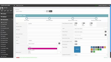 BOH How To Add New Menu Items in iTab - iTab POS