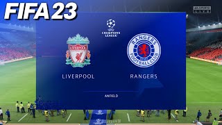 FIFA 23 - Liverpool vs. Rangers FC @ Anfield