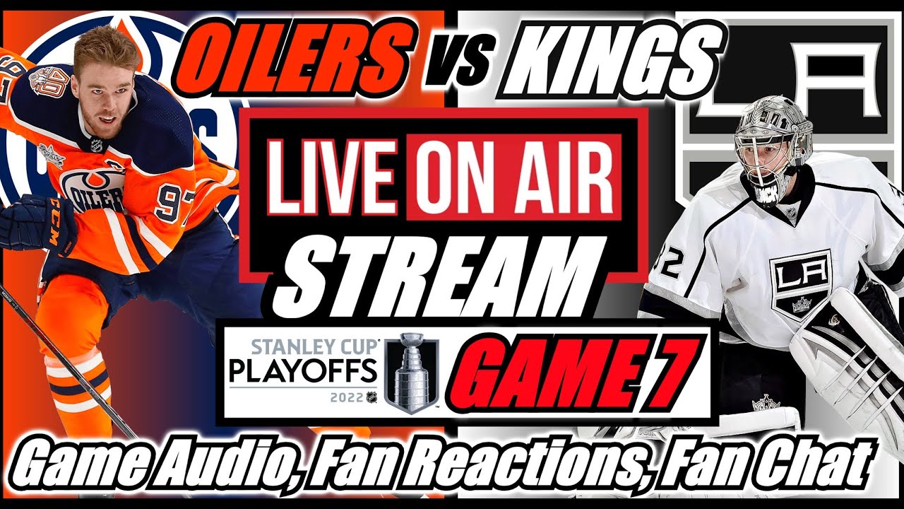 NHL Playoffs Kings VS Oilers 🚨 Watch Party Game Audio Scoreboard #NHL #LAKvsEDM #LIVE #WatchParty