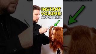 The easiest way to get floaty wolf cut layers ✨ #hairhacks #wolfcut #hairtips