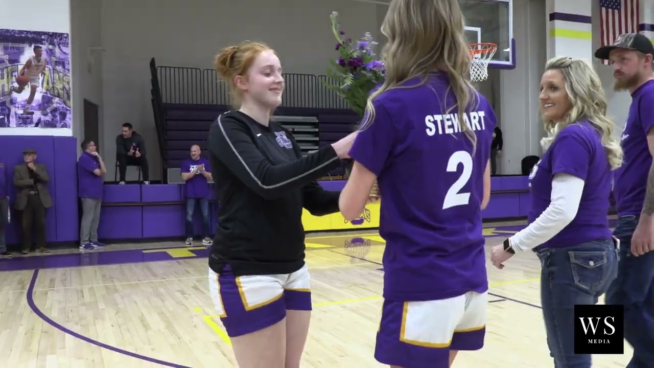 Last ride for these Unioto Lady Shermans on  Senior Nite 2/1/25